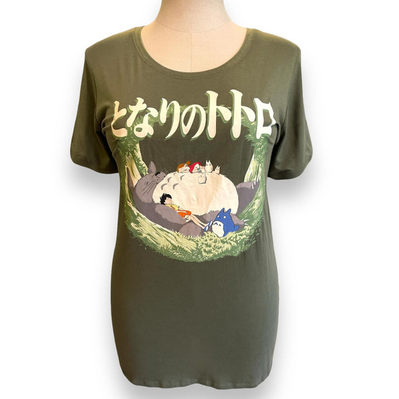 Torrid 1 (1X 14/16) Studio Ghibli My Neighbor Totoro Anime Graphic Fit T Shirt - Picture 1 of 2